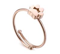 XJEIVJIC Lindo cachorro perro gato pata anillo de mascota