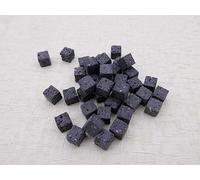 XJHDS 8MM 50PCS Cubo Negro Cuentas De Piedra De Lava Cuentas De Roca Volcánica Cuentas De Lava para Hacer Joyas Cuentas De Lava DIY para Pulseras Colgantes Artesanales