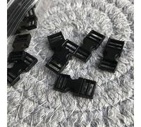 XJHHS 16 * 6mm 30/60 Uds. Hebilla De Mochila para Muñecas Botones para Ropa De Muñecas Hebillas De Liberación De Muñecas para Ropa De Muñecas Mini Hebillas De Plástico De Liberación Lateral Pequeña