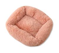 XJHKG Cama para Mascotas, Antiestres Gato Camas Cama Perro con Felpa, Fondo Antideslizante(LightSalmon,S)