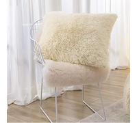 XJHWD 1/2 Uds. Funda de Almohada de Piel sintética de 50x70CM, Funda de Almohada Lumbar de Felpa Suave, Colores Surtidos, Decorativa esponjosa para sofá