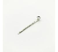 XJHWD 55*8MM 30 Uds. Pinzas para el cabello de metal dorado bandeja pasadores para el cabello bandeja horquillas para el cabello con bandeja en blanco bandejas de configuración de bisel redondo para