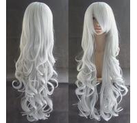 XJHWD Pelucas Degradadas De Color Azul/Rojo De 80 CM, Pelucas Sintéticas Pelucas para Mujeres Accesorios para El Cabello De Niñas Rizadas En La Fiesta Diaria