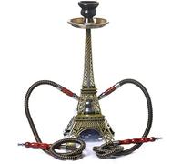 XJHYJS Conjunto De Hookah Creative Shisha, Torre Eiffel Formulario Chicha Kit, Kit De Combinación De Hose Hookah, Fiesta Fumar
