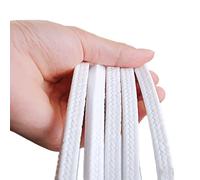 XJJDCB Estopada de PTFE Blanco Lubricada, Trenza de Alta Densidad para Bombas y Válvulas, Sello Mecánico de Grado Ingeniería, Resistente a la Corrosión, 4x4mm - 25x25mm,8×8mm 2m
