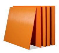 XJJDCB Placa De Baquelita 6mm Roja - Panel Fenólico para Corte CNC, Aislamiento Eléctrico, Bricolaje, Montaje De Transformadores, Electrónica, Componentes Técnicos,500x500mm