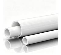 XJJDCB Tubo PVC Rígido Blanco 1 m Ø16-315 mm para Instalación y Bricolaje