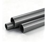 XJJDCB Tubo PVC Rígido Gris 1,5 m Ø20-110 mm para Instalación y Bricolaje,63x3mm 2pcs