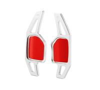 XJJJWL Volante Levas Cambio para Audi para TT para TTS para MK2 8J para A5 S5 Coupe para A4 B8 para A3 8P S3 para Q5 para A8 Sportback Paletas Cambio Volante Automóvil Paleta Cambio Extensión(Silver)