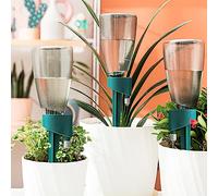 XJKLBYQ 6 Piezas de Planta de Planta Spikes Spikes de Planta, con 6 Piezas de 500 ml de Botellas de riego de Goteo automático con válvula de Control de liberación Lenta para Plantas Verdes