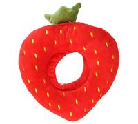 XJKLBYQ Cono de protección de Conejos, Cuello Suave y isabelino para Conejito, Lindo Collar de recuperación de Gatos de Forma de Fresa para Gatos Kittens Mascotas