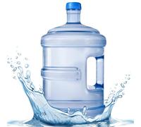 XJKLBYQ Contenedor de Agua BPA Plasia Gruesa sin Botella de Agua de 7.5L con Tapas de Tornillo y Mango Incorporado Botella de dispensador Reutilizable Portable Jug y Recipiente de Campamento