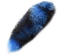 XJKLBYQ Keychain de cola de animal falsa, llavero esponjoso cola de zorra, llavero de llave de lujoso de 15.8 años, colgante de cola de cola de cola de larga de llavero de cola de para la mochila