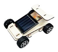 XJKLBYQ Kits de Juguetes de vástago Seguro, Kit de Modelos de Madera de Autos solares, fomente el Aprendizaje de los Juguetes de construcción para niñas, niños