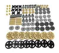XJKLBYQ Piezas técnicas de 120 Piezas, Wheels Gears Building Blocks Accessors Kit Juguetes Conjunto de niños 6 años+