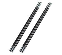 XJKLBYQ Polo de la Tienda, Varilla de Soporte de Carpa de Campamento de Fibra de Vidrio de 2 Piezas, 6 Secciones Ligeras Ligeras Tarp Bar Marcos de reemplazo Kit para Reparaciones rápidas/118 Pulgada