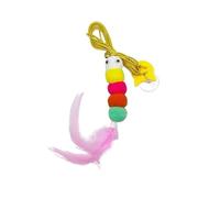 XJPXFQ 1/2 Piezas de Juguetes for Gatos, elásticos, retráctiles, Tipo Puerta Colgante, Juguete Interactivo, Gatito, ratón, Hierba gatera, Juguete de Cuerda for rascar(K,1)