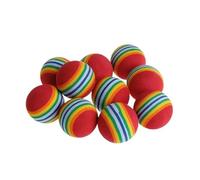 XJPXFQ 10 Bolas de látex de Juguete for Mascotas, Coloridas, for Masticar, for Perros, Gatos, Cachorros, Gatitos, Juguetes elásticos Suaves for Gatos de Interior for perseguir(1)