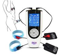 XJPXFQ Electro Sex Set for Hombres, 2 Piezas Anillo de Pene Ajustable de Choque Eléctrico/Anillo de Pene for Masajeador de Electroestimulación, Electrodos de Pene/Testículo SM Anillo de Pene Juguete S