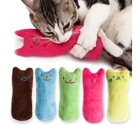 XJPXFQ Juguetes de Hierba gatera for rechinar los Dientes, Divertido Juguete Interactivo de Peluche for Gatos, Juguete Vocal for Masticar Gatitos, Garras for morder el Pulgar, Menta for Gatos(5)