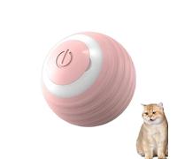 XJPXFQ Juguetes for Gatos, Pelota interactiva Inteligente for Interiores, Bola mágica rodante automática, Juguete electrónico Interactivo for Gatos, Accesorios de Juego for Gatos(Pink A)