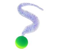 XJPXFQ Juguetes interactivos for Gatos, Pelota saltarina Colorida for Hacer cosquillas, Suministros for Mascotas, Rompecabezas, Juguete elástico con Forma de Gusano for Gatos de Interior(04)