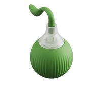 XJPXFQ Pelota eléctrica for Gatos, Juguete Interactivo Inteligente con Cola Falsa y Rueda automática, for Entrenamiento de Perros y Gatos, Recargable por USB(Style 2 Green)