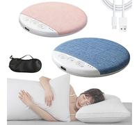 XJQ Altavoz Almohada Bluetooth, Altavoz Bluetooth para Debajo De La Almohada para Dormir, Mini ConduccióN óSea Bluetooth Ayuda para Dormir con Graves EstéReo, Hotel, Camping, Viajes (Azul + Rosa)