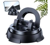 XJQ Peeynner Phone Holder, Intelligent Suction Cup Multifunction Console with Navigation, 360° Adjustable One-Hand Operation, Anti-Slip, Easy-Installation (1pcs)