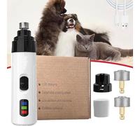 XJQ Whisperpaws Pain-Free Nail Trimmer, Whisper Paws Nail Trimmer for Dogs, Dogs Quiet with Guard, Stress Free Nail Grooming for Small Medium Large Pets (Standard + 2 Grinding Heads)