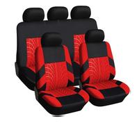 XJQHK Coche Fundas Asientos para Mercedes-Benz Marco Polo Camper (W447) 2015-2021 2022 2023 2024 2025, Tela Delanteros y Traseros Juegos De Cubreasientos Protección Protectores Accesorios,E-Red