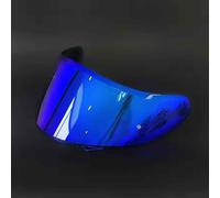 XJQHK Lente de Visera Casco de Motocicleta para MT V12 Thunder 3 3SV Stinger, UV Antivaho Visera de Lente Casco Accesorios Cascos de Moto,Normal-G Blue