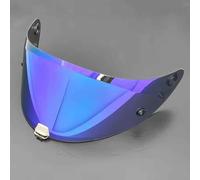 XJQHK Visera Casco Moto para HJC Lens Rpha11 Rpha70 Venom Clown 1/2/3/4, Protección UV Antivaho Visera Integral, Accesorios Cascos de Moto,Normal-C Blue Plating