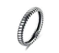XJruixi Anillo geométrico retro de plata de ley 925 para mujeres hombres Punk estilo fino joyería regalos