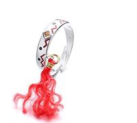 XJruixi Anime Grandmaster of Demonic Cultivation Ring Wei Wuxian LAN Wangji Cosplay Unisex Couple Rings Mo Dao Zu Shi Pendant Jewelry