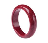 XJruixi Feng Shui Anillos de la Suerte Cinabrio Rojo Los Anillos de Feng Shui atraen la Riqueza Anillos de Dinero