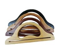 XJSDI 2 UNIDS Exterior 30 * 12 cm Asas de Bolso en Forma de D Asas de Bolsa de Madera Asas de Monedero de Madera para Bolsos Hechos a Mano Bolsos Monedero Marco de Asa Bolsa de Lona