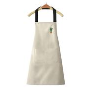 XJSDI Delantal de Cocina con 1/2 Piezas, Ajustable al Cuello, con Gran Bolsillo, Impermeable y Antimanchas, Tela Duradera, Lavable a Máquina, Ideal para Cocineros Caseros, Chefs y Panaderos