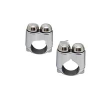 XJSMDXJ Motocicleta Interruptor Manillar 2X Motocicleta 1 "7/8" Interruptor De Control Manual para Motocicleta 22mm/25mm Botones Momentáneos Duales Interruptor De Manillar Encendido Y Apagado