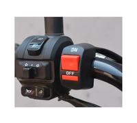 XJSMDXJ Motocicleta Interruptor Manillar DC12V-80V Interruptor De Apagado del Manillar De La Motocicleta Botón De Encendido Y Apagado Universal para Motor De Moto ATV 10A Accesorios De Motocicleta