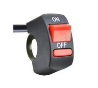 XJSMDXJ Motocicleta Interruptor Manillar Interruptor De Apagado del Manillar De La Motocicleta, Botón De Encendido Y Apagado para Motor De Moto ATV DC12V/10A, Manillar Universal ON-Off