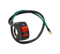 XJSMDXJ Motocicleta Interruptor Manillar Interruptor De Apagado Universal para Manillar De Motocicleta, Botón De Encendido Y Apagado para Motor De Moto ATV DC12V/10A, Interruptor De Manillar