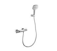 XJTNLB Grifo Bañera Termostático Cromado Grifo Ducha Monomando con Alcachofa Grifos Duchas de Baño Modernos