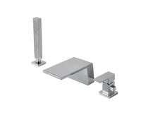 XJTNLB Grifo Ducha Grifo de Bañera Cascada Cromado Mezclador Bañera Monomando on Ducha Extraíble