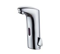 XJTNLB Grifo Sensor Automatico a Pilas Cromado Grifo con Sensor Baño Griferia Baño con Con Válvula Reguladora de Frío y Caliente