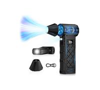 XJUGEZ Soplador de Polvo Eléctrico,4-Velocidade Aire Comprimido Limpieza PC,130000 RPM Soplador Aire Comprimido con 2 LED&Pantalla,Turbojet Soplador de Aire Potente para PC,Coches,Ordenadores,Sofás-05