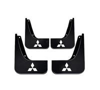 XJYBF Guardabarros para Coche para Mitsubishi Outlander 2005-2007, Faldillas en Goma Resistente Delantera Trasera Splash Guardias Barro Aletas Flaps de Barro Salpicaderas