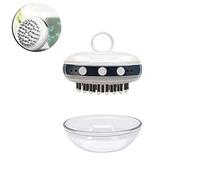 XJZHANG Cabeza eléctrica peine masajeador multifunción ccsme infrarrojos vibración masaje del cuero cabelludo peine, Anti-Caída reducir la fatiga, carga por USB