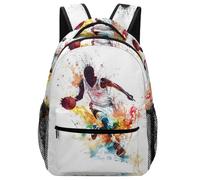 XKASKDFKE Baloncesto genial Mochila Infantil Deportes Morrals Portátil Daypack Casual Escolare Infantil De Gran Capacidad Mujer & Hombre One Size