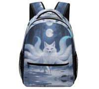 XKASKDFKE Nine-Tailed Fox Mitología Mochilas Animal Morrals Calidad Y Resistencia Escolare Para Colegio Viaje Cámping Hombre Mujer Bolsa De Viaje One Size